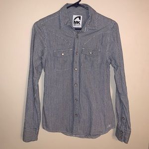 Mountain Khakis Pinstripe Button Up